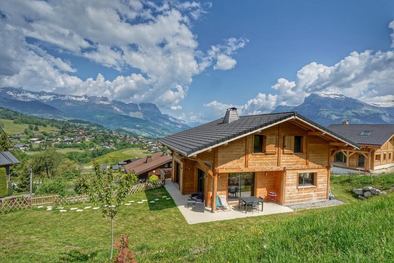 Magnifique Chalet Neuf 8 Pers, 800 M Telecabine Princesse Megeve Villa Combloux Exteriör bild