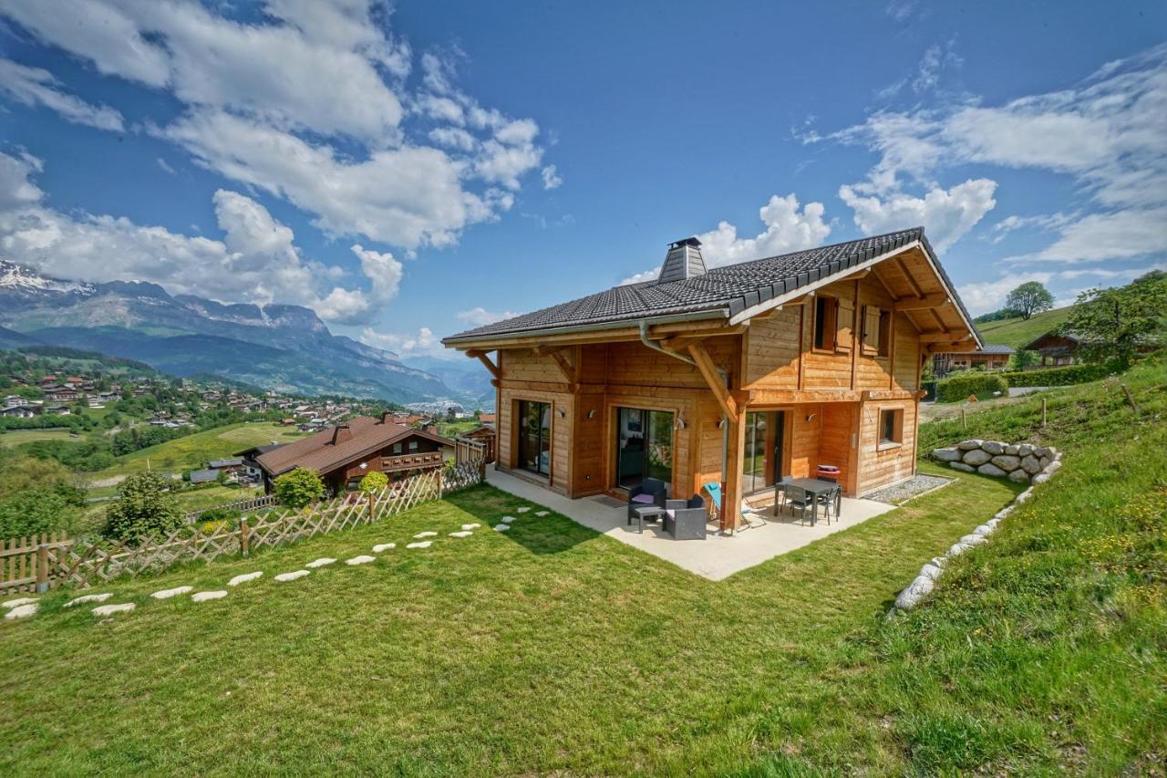 Magnifique Chalet Neuf 8 Pers, 800 M Telecabine Princesse Megeve Villa Combloux Exteriör bild