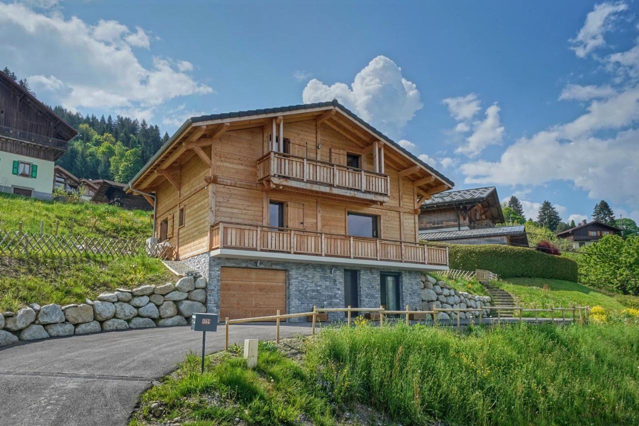 Magnifique Chalet Neuf 8 Pers, 800 M Telecabine Princesse Megeve Villa Combloux Exteriör bild